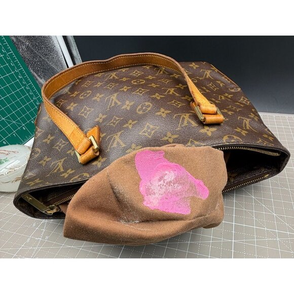 Vintage Louis Vuitton Monogram Canvas Tote Bag READ AS IS - Picture 8 of 11